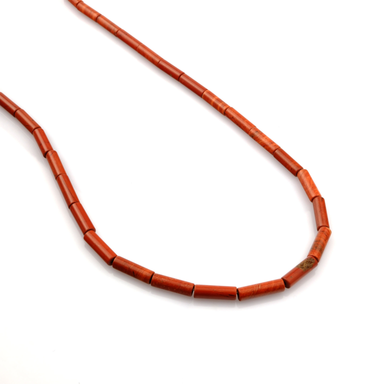 Kırmızı Jasper doğal taş dizi — toptan doğal taş dizi; kırmızı tonlarıyla güç, kararlılık ve yaşam enerjisini artıran taş.