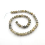 Labradorit toptan doğal taş dizi 8mm – mavi ve yeşil yansımalarıyla sezgiyi güçlendiren, negatif enerjilere karşı koruma sağlayan doğal taş.