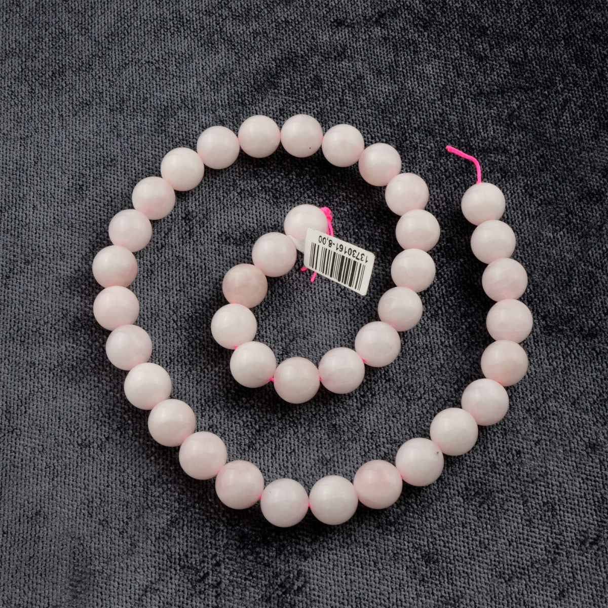 Madagaskar Pembe Kuvars doğal taş dizi 10mm – sevgi, huzur ve kalp çakrası enerjisini güçlendiren toptan doğal taş dizi