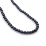 Mat Lacivert Yıldız Taşı doğal taş dizi 8mm – iç huzur, kararlılık ve gece gökyüzü enerjisini yansıtan toptan doğal taş dizi