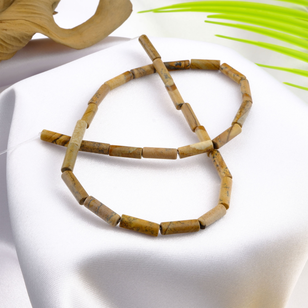 Odun Jasper doğal taş dizi — toptan doğal taş dizi; kahverengi ve krem damarlarıyla denge, köklenme ve güven hissi veren taş.