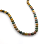 Okyanus Jasper doğal taş dizi 8mm – deniz tonlarının huzur verici enerjisini taşıyan, içsel dinginlik ve duygusal denge sağlayan zarif toptan doğal taş dizi