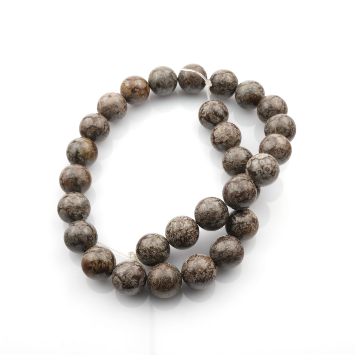 Red Snowflake Jasper doğal taş dizi 14mm – kırmızı ve gri desenleriyle topraklayıcı enerji sağlayan, denge ve kararlılık taşı olarak bilinen toptan doğal taş dizi