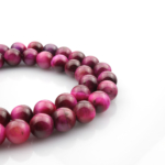 Renkli Kaplangözü 2 doğal taş dizi 8mm – çok renkli yansımalarıyla koruma, özgüven ve enerji dengesini güçlendiren toptan doğal taş dizi