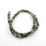 Rondel Kesim Hint Akik doğal taş dizi 6mm – doğanın çok renkli tonlarını yansıtan, denge ve enerji sağlayan toptan doğal taş dizi