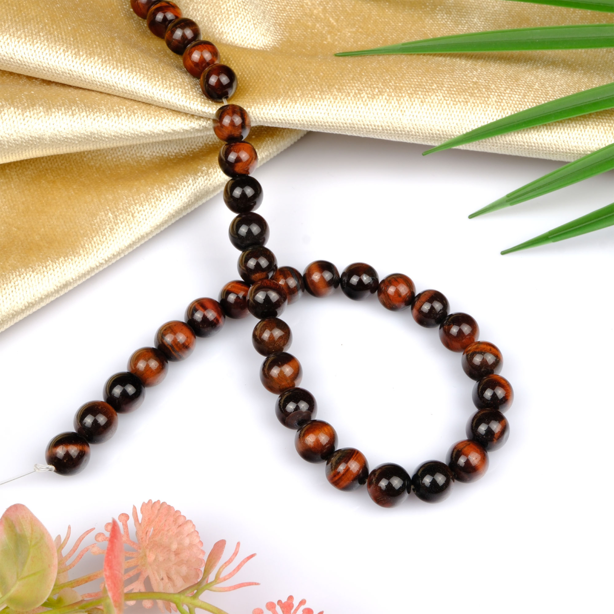 Şahingözü doğal taş dizi 10mm – mavi, gri ve kahverengi tonların karışımıyla güç, sezgi ve koruma enerjisini taşıyan göz alıcı toptan doğal taş dizi