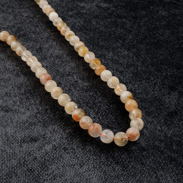 Sitrin doğal taş dizi 8mm – altın sarısı ışıltısıyla bolluk, neşe ve pozitif enerji sağlayan toptan doğal taş dizi.