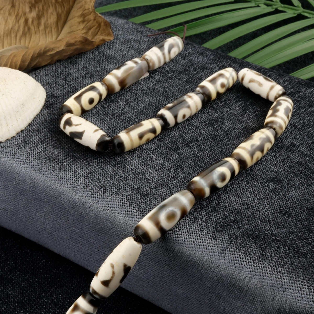 Tibet Akik doğal taş dizi – koruma, bilgelik ve ruhsal güç enerjisini taşıyan toptan doğal taş dizi