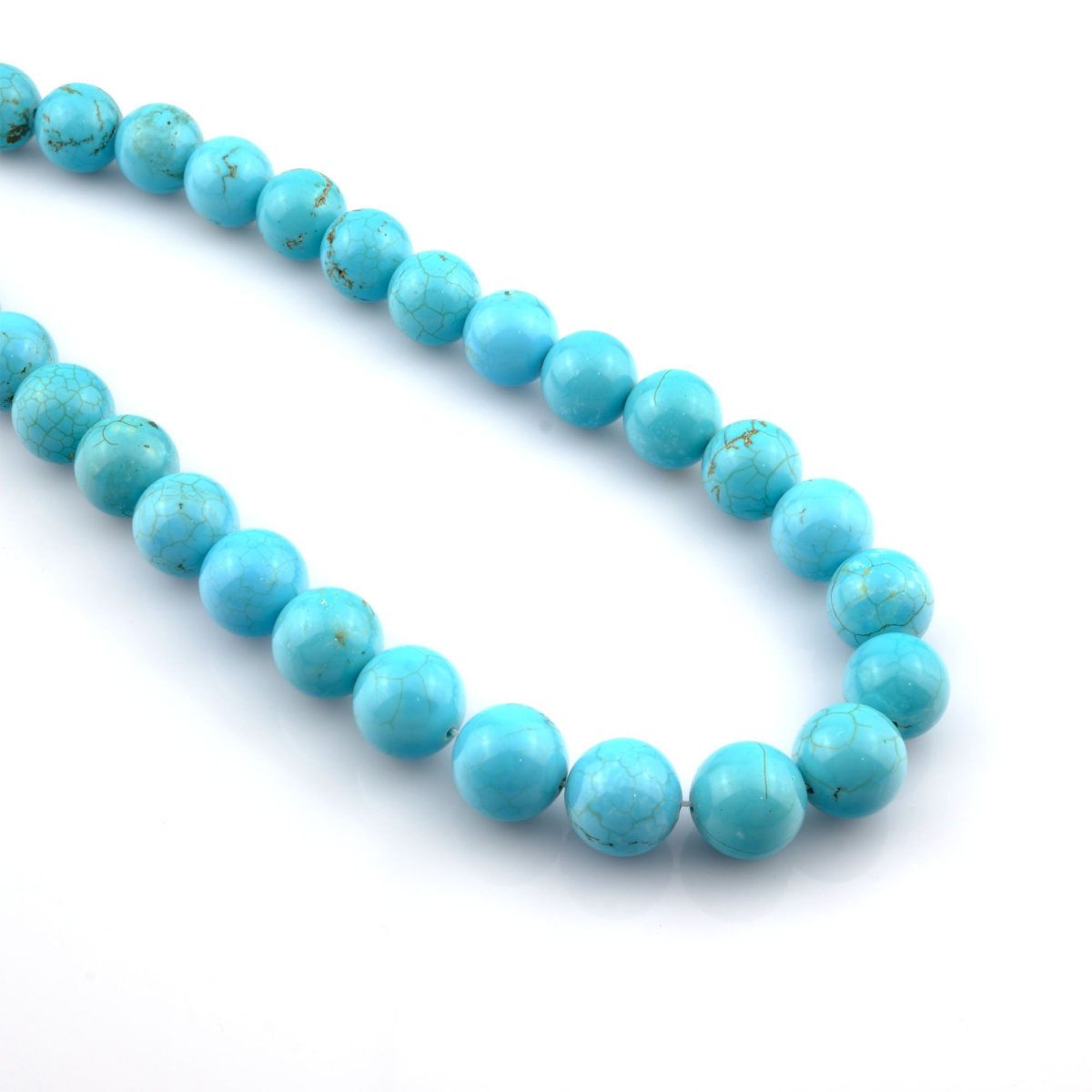 Turkuaz toptan doğal taş dizi 14mm – mavi tonlarıyla korunma, sezgi ve huzur enerjisi yayan doğal taş modeli.