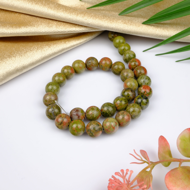 Unakit toptan doğal taş dizi 12mm – yeşil ve pembe tonlarıyla denge, sevgi ve yenilenme enerjisi yayan doğal taş modeli.