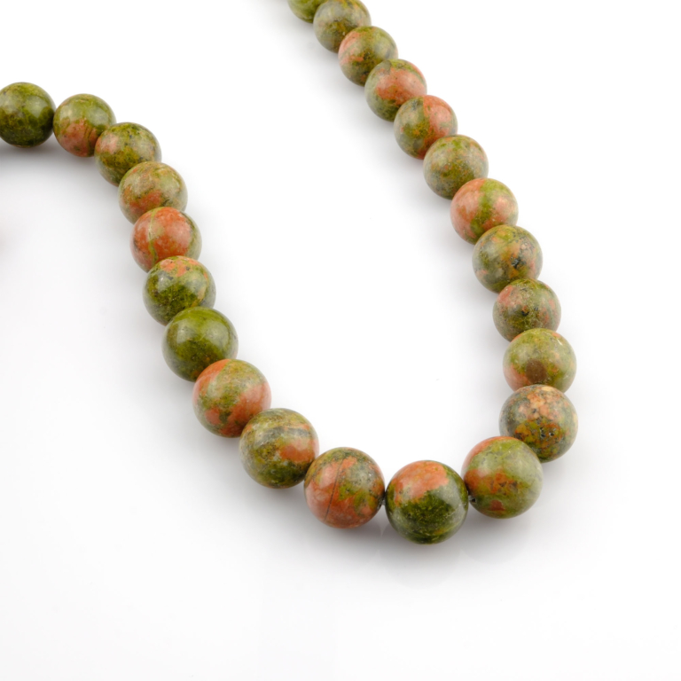 Unakit toptan doğal taş dizi 14mm – yeşil ve pembe tonlarıyla denge, şifa ve duygusal yenilenme enerjisi yayan doğal taş modeli.