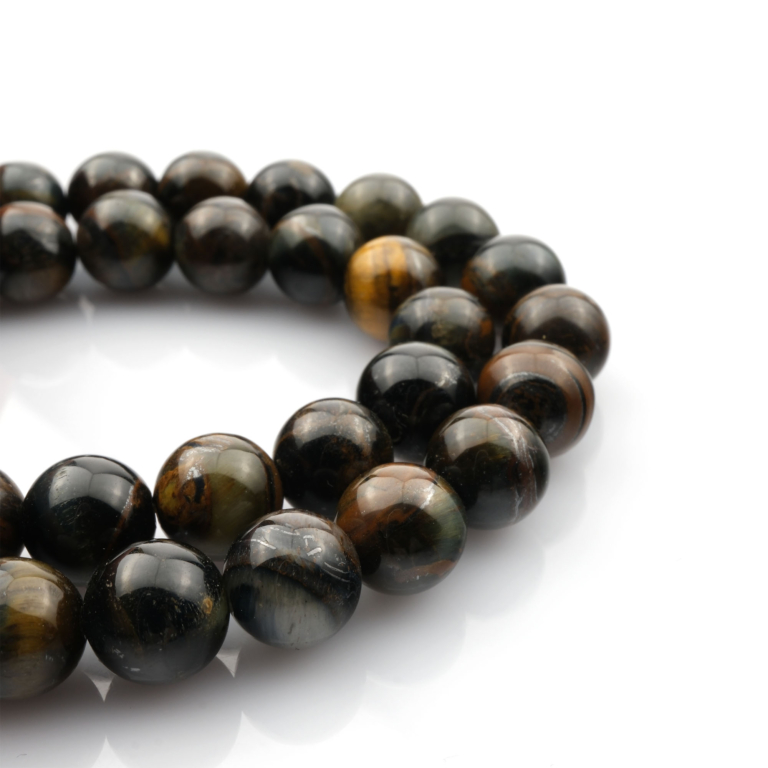 Kaplangözü (yeşil geçişli) doğal taş dizi 8mm – koruma, cesaret ve denge enerjisini güçlendiren toptan doğal taş dizi