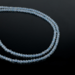 toptan doğal taş dizi akuamarin, 2mm faset kesimli yapısıyla açık mavi ve deniz tonlarında ferah bir ışıltı sunan, profesyonel takı üretimi için ideal doğal taş dizi