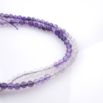 toptan doğal taş dizi ametist, 3mm faset kesimli yapısıyla mor tonların zarif ışıltısını sunan, profesyonel takı üretimi için ideal doğal taş dizi