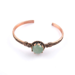 toptan doğal taş bileklik aventurin taşı bakır bileklik, yeşil aventurin taşının şans ve bereket enerjisi ile bakırın güçlü iletken yapısını bir araya getiren özel tasarım takı