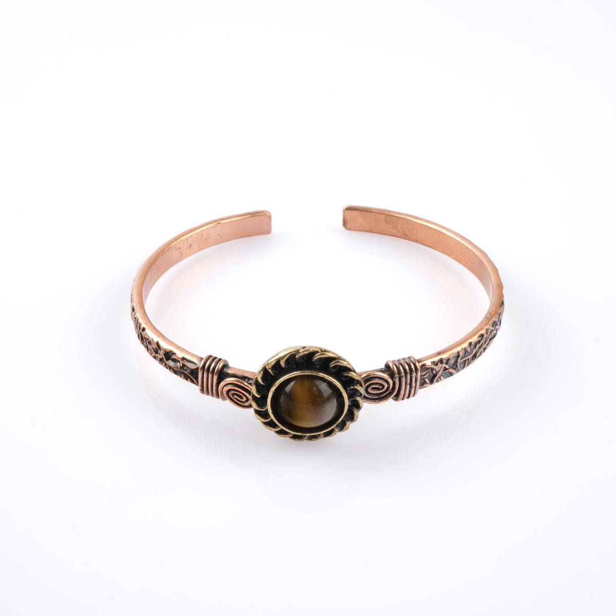 Kaplan gözü taşı bakır bileklik – kararlılık ve bakırın iletken gücü
