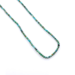 toptan doğal taş dizi turkuaz, 3mm faset kesimli yapısıyla mavi ve yeşil tonlarda parlaklık sunan, profesyonel takı üretimi için ideal doğal taş dizi