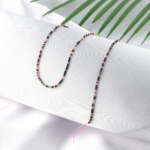 toptan doğal taş dizi turmalin, 2mm disk rondel kesim formuyla çok renkli doğal yapıyı estetik şekilde sunan, profesyonel takı üretimi için ideal doğal taş dizi