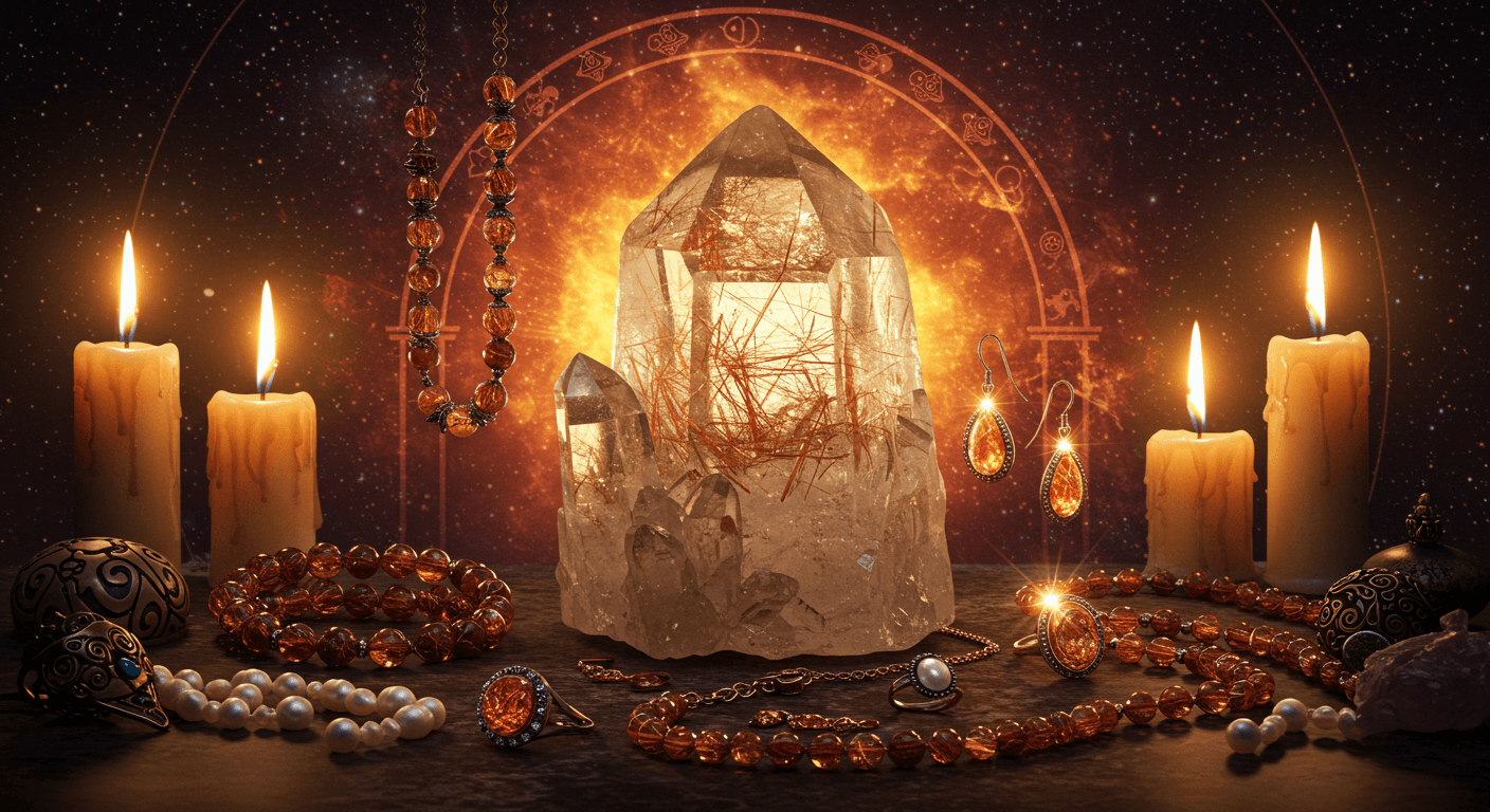 Bakır Rutil Kuvars Taşı: Güç, Netlik ve Enerji Akışının Kristali