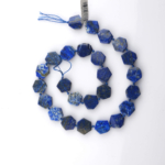 toptan doğal taş dizi lapis lazuli altıgen kesim profesyonel dizim için doğal taş