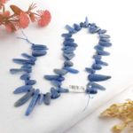 toptan doğal taş dizi kyanit arası boncuklu çubuk kesim profesyonel dizim için doğal taş