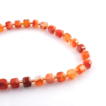 toptan doğal taş dizi akik 6mm faset küp kesim profesyonel dizim için doğal taş