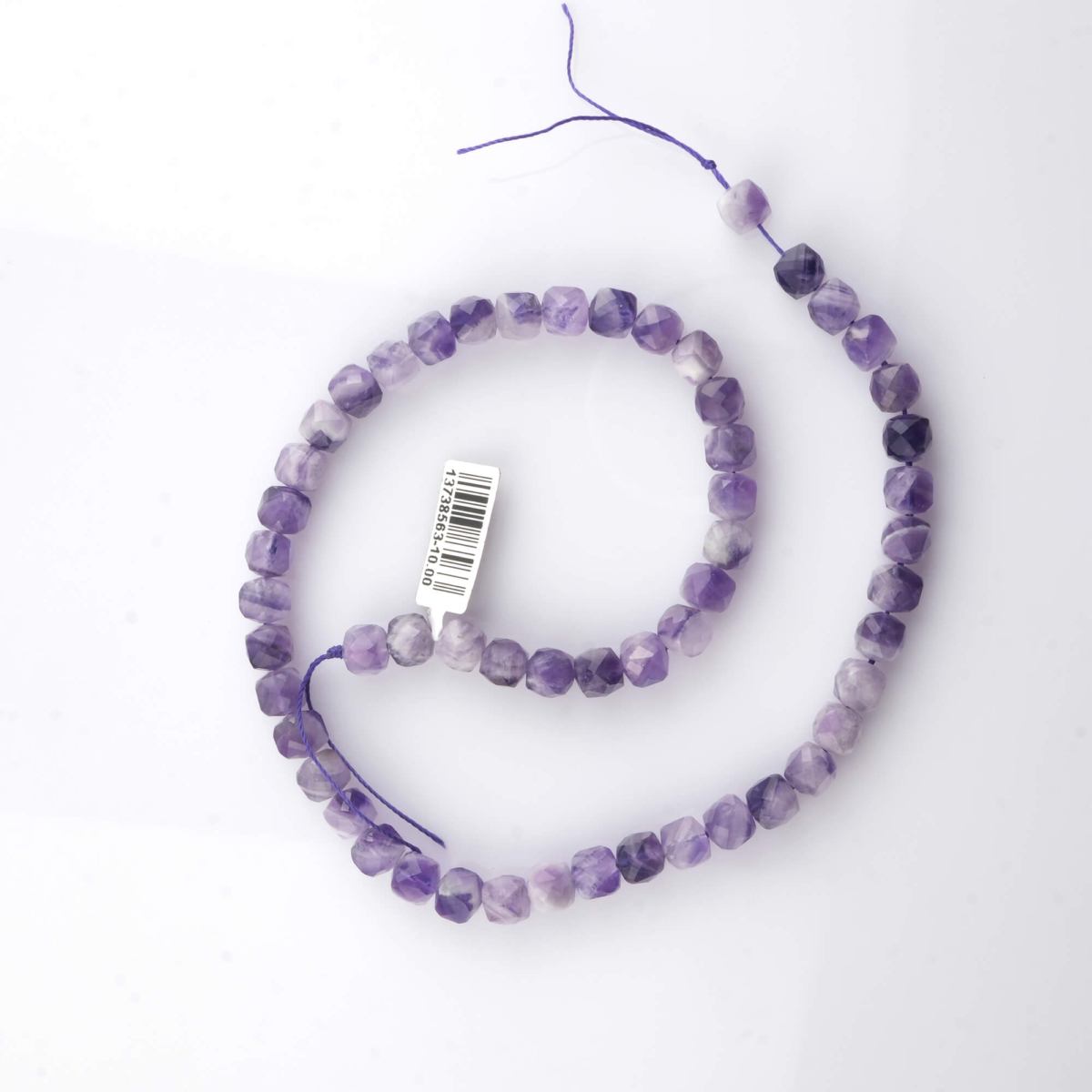 toptan doğal taş dizi ametist 6mm faset küp kesim profesyonel dizim için doğal taş