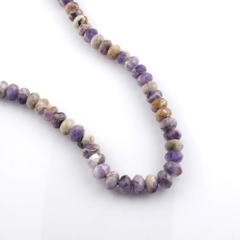 toptan doğal taş dizi ametist 12x8mm kesimli rondel profesyonel dizim için doğal taş