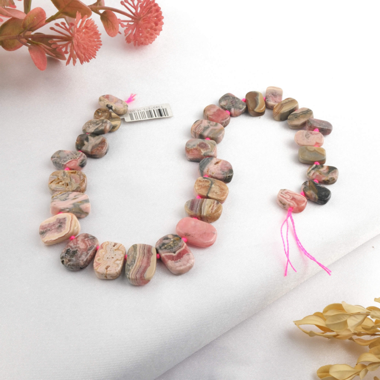 toptan doğal taş dizi rodokrozit profesyonel dizim ve enerji çalışmaları için doğal taş