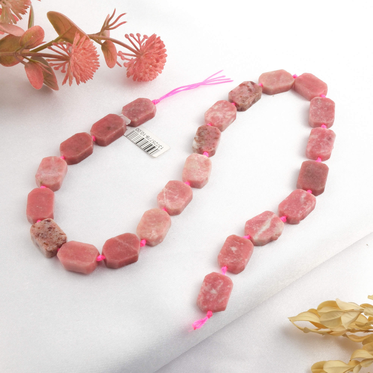 toptan doğal taş dizi rodonit profesyonel dizim ve enerji çalışmaları için doğal taş