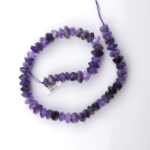 toptan doğal taş dizi ametist 6x11mm rondel kesim profesyonel dizim için doğal taş