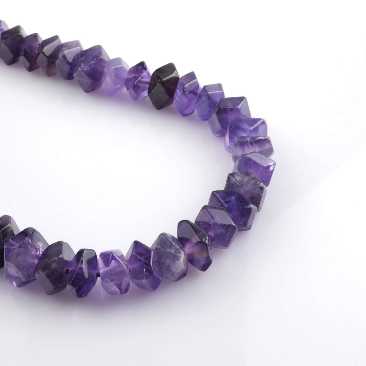 toptan doğal taş dizi ametist 6x11mm rondel kesim profesyonel dizim için doğal taş