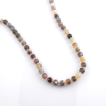 toptan doğal taş dizi bostvana akik 6x8mm rondel kesim profesyonel dizim için doğal taş