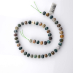 toptan doğal taş dizi hint akik 6x8mm rondel kesim profesyonel dizim için doğal taş