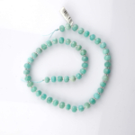 toptan doğal taş dizi amazonit 6x8mm rondel kesim profesyonel dizim için doğal taş