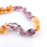 toptan doğal taş dizi sitrin ametist profesyonel dizim ve enerji çalışmaları için doğal taş