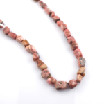 toptan doğal taş dizi rodokrozit tamburlu kesim profesyonel dizim için doğal taş