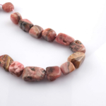 toptan doğal taş dizi rodokrozit tamburlu kesim profesyonel dizim için doğal taş