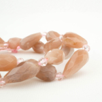 Güneş Doğal Taş Damla Faset Kesim Dizi (8x16mm) - Görsel 4