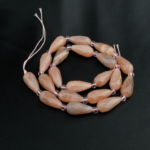 Güneş Doğal Taş Damla Faset Kesim Dizi (8x16mm) - Görsel 5