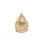 Altın Rutil Kuvars (Golden Healer) Doğal Taş Gümüş Rose Bayan Yüzük (22ct) - Görsel 2