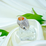 Sarı Safir Doğal Taş Gümüş Bayan Yüzük (5.75ct)