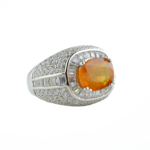 Sarı Safir Doğal Taş Gümüş Bayan Yüzük (5.75ct) - Görsel 3