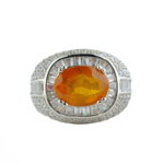 Sarı Safir Doğal Taş Gümüş Bayan Yüzük (5.75ct) - Görsel 4