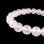 5A Kalite Madagaskar Pembe Kuvars Doğal Taş Bileklik (9-10mm) - Görsel 7