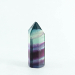 Rainbow Florit Doğal Taş Obelisk Parça - Görsel 2
