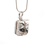 Pirit Doğal Taş Metal Kolye - Görsel 3