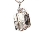 Pirit Doğal Taş Metal Kolye - Görsel 2