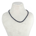 Lacivert Yıldız Doğal Taş Küp Model Kolye (3mm) - Görsel 2