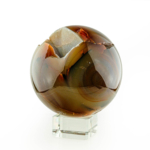 Agate (Akik) Doğal Taş Küre - Görsel 3